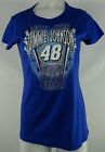 #48 Jimmie Johnson Nascar Women's Blue Short Sleeve T-Shirt