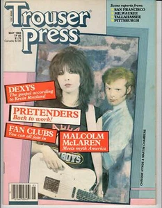 TROUSER PRESS 5/83 GG Malcolm McLaren PRETENDERS Go-Go's DEXYS MIDNIGHT RUNNERS - Picture 1 of 1