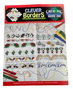 Clever Borders Great Big Graphs Cross Stitch Pattern - Picture 1 of 1