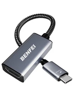 USB C to HDMI Adapter, USB Type-C to HDMI Adapter [Thunderbolt 3/4 1 Gray - Afbeelding 1 van 3