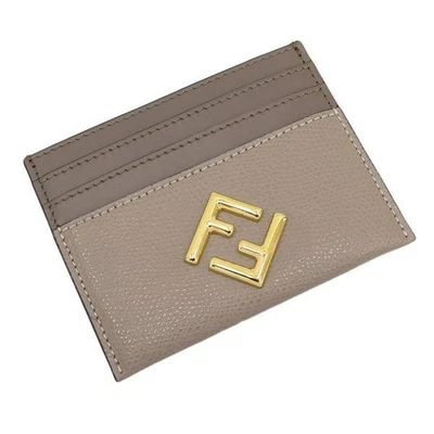 Estojo de cartão FENDI 8M0445ALV4F1N1G FF diamante bege - Imagem 1 de 4