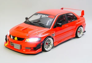 1/10 RC Car DRIFT Body Shell MITSUBISHI EVOLUTION EVO 9 W/ VOLTEX Body Kit -KIT- - Picture 1 of 12