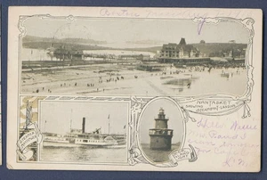 Steamer MAYFLOWER, Nantasket Lighthouse  - Flag pmk Boston 1903 - Picture 1 of 2