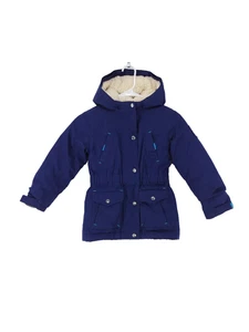 Lands' End Winterjacke Kinder Medium 5-6 Grow A-Longs Unisex blau #2424 - Bild 1 von 12