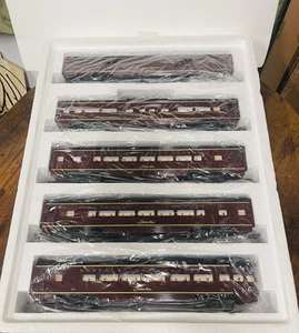 Williams Electric Trains 5 Car Aluminum Passenger Set Norfolk And Western #2800 - Picture 1 of 20