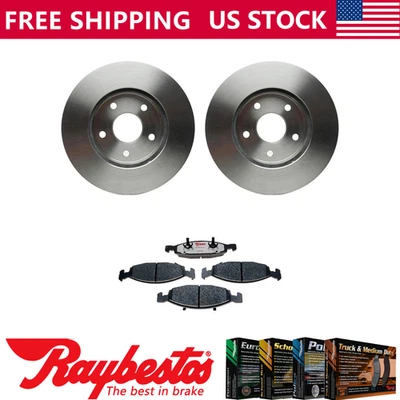 Rotores de freno delanteros y pastillas de freno híbridas para Jeep Grand Cherokee 1999-02 Foto 1 de 4