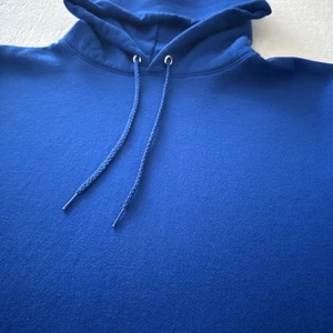 Hanes royalblauer Hoodie einfarbig Erwachsene klein weich & bequem - Bild 1 von 6