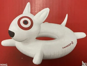 MINNIDIP TARGET X Bullseye Hund Maskottchen Pool Ring Float Limited Edition NEU-L👀K - Bild 1 von 5