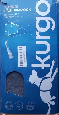 KURGO WANDER HALF HAMMOCK 29"L X 30"W X 21"H  HEATHER ~ NEW IN BOX - Image 1 of 4