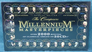 The Composers Millennium Masterpieces Classical 30 CD Box Set NIB Sealed - Picture 1 of 4