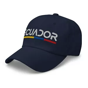 Casquette drapeau équateur minimum football baseball papa - Photo 1/11
