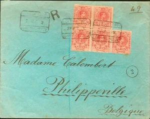 España. Alfonso XIII Correo Certificado. SOBRE 269(5). 1913. 10 cts rojo, cinc - Imagen 1 de 2