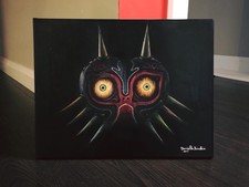 Majoras Mask oil painting 