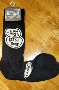 I Am Going To Get Sh- Done Later Socks by Blue Q for men - Picture 1 of 2
