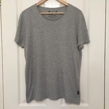 Originals by Jack & Jones Grey 100% Cotton T-Shirt Tee VGC Size L Crew Neck 