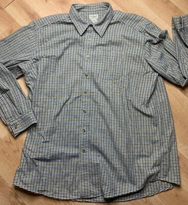 LL Bean Shirt Mens XXL Tall Button Down Long Sleeve Plaid Cotton Casual Outdoor - Bild 1 von 8