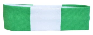 Stirnband Nigeria 6x21cm Schweißband für Sport Headband - Bild 1 von 1