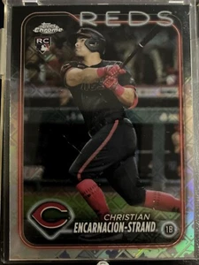 2024 Topps Chrome - Logofractor #65 Christian Encarnacion-Strand (RC) Reds - Picture 1 of 3