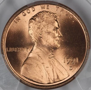 1991-D PCGS MS68RD Lincoln Cent 43819722 - Picture 1 of 3
