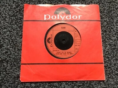 SLADE - THANKS FOR THE MEMORY 1975 UK SINGLE POLYDOR 2058-585 EXCELLENT - Image 1 of 4