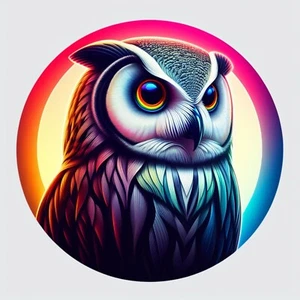 Owl Animal Waterproof, UV Resistant Vinyl Sticker Decal - Picture 1 of 12