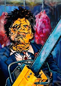 Leatherface, Texas Chainsaw Massacre, Custom Artwork 11x17, Gunner Hanson - Bild 1 von 1