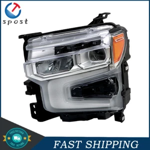 Headlight Single For Chevy SILVERADO 1500 LTZ RST 2022-2024 LH Side Lens LED - Picture 1 of 12