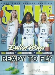 SLAM Magazine (June/July 2025) WNBA DALLAS WINGS PAIGE BUCKERS ARIKE OGUNBOWALE - Picture 1 of 1