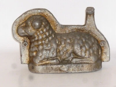 Backform aus Aluminiumguss - Lamm / Osterlamm,  0,8 kg schwer RAR - Bild 1 von 4