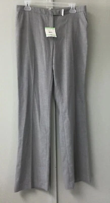 NEW Anne Klein Women’s Size 8 Grey Flannel Trouser Pant Career Straight Classic - Image 1 of 4
