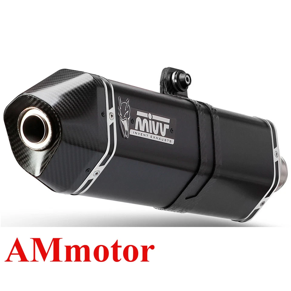 Mivv Bmw F 650 Gs 2010 10 Pot D' Echappement Moto Speed Edge Black - Photo 1/1