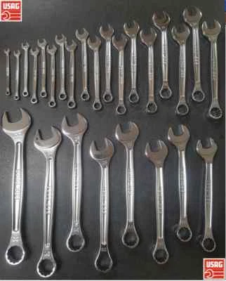 SERIE CHIAVI COMBINATE USAG 285 SE26 ,  SET DA 26 PEZZI - Immagine 1 di 3