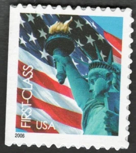 US. 3966. (39c} Flag and Statue of Liberty. Booklet Single. MNH. 2005 - Picture 1 of 1