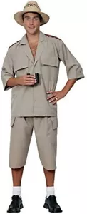 Steve Irwin Crocodile Hunter Safari Suit Mens Jungle Explorer Adventurer Costume - Picture 1 of 4