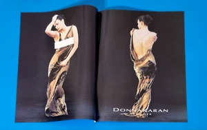DEMI MOORE in Magazine Print AD 2 Page Fashion Footwear Long Gown Legs Shoes - Picture 1 of 2