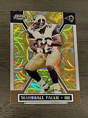 2002 Pacific Exclusive Золотой Маршалл Фолк No141 Сент-Луис Рэмс - Изображение 1 из 4