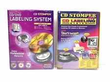 CD Stomper Pro Cd/dvd Labeling System Create Personal Labels Vintage Bb1