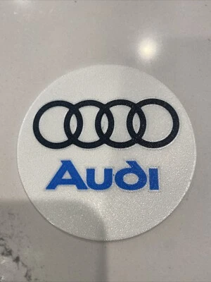 Montaña rusa emblema logotipo Audi Drink Coaster Foto 1 de 2