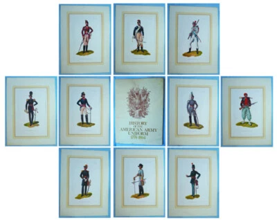 THE AMERICAN ARMY UNIFORM - 1770-1864 - 10 LTD EDN LITHOGRAPHS - HAND SIGNED - Image 1 of 4