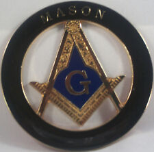 Freemason Masonic Cut Out Car Emblem In Black 