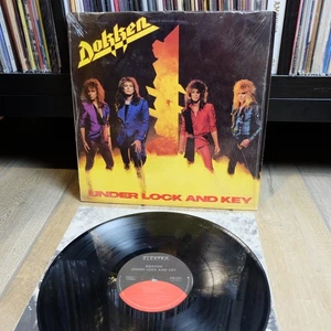 1985 Dokken – Under Lock and Key Vinyl Record LP – 60458 1 – VG+/VG+ - Picture 1 of 13