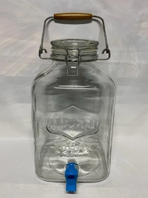 Better Homes & Gardens 2 Gallon Glass Beverage Dispenser with Glass Clamp Lid - Image 1 of 4