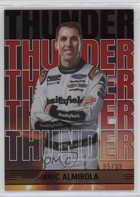 2023 Panini Chronicles Thunder Red /99 Aric Almirola #7 - Image 1 of 2