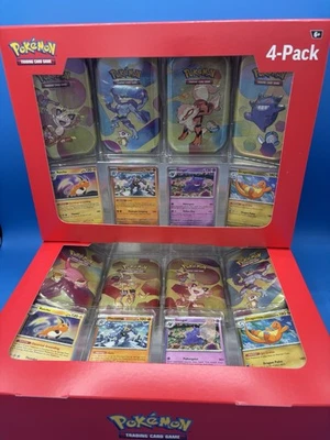 Pokémon TCG Scarlet & Violet 151 Mini Tin 4-Pack Lot Of 2 Sam’s Club Sealed - Image 1 of 4