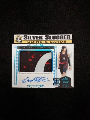 2023 Destanni Henderson Leaf Trinity Jersey Patch Auto /25 #PA-DH2 RC RPA  - Image 1 of 2