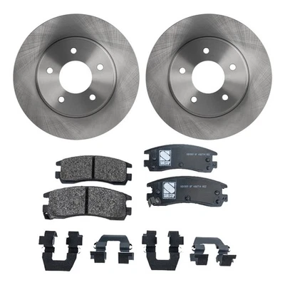 Kit de rotores e pastilhas de disco de freio traseiro para Chevy Olds Cutlass Chevrolet Lumina - Imagem 1 de 4