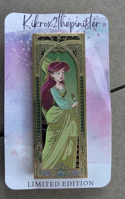 Disney Fantasy Pin Kikrox Reverie Ariel Little Mermaid Green Dress Variant LE 50 - Image 1 of 4