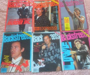 Bruce Springsteen 6 Backstreets Fan Club Magazine s - Picture 1 of 14