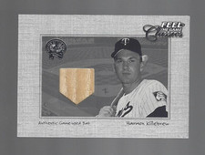 Harmon Killebrew 2001 Fleer Greats of the Game Feel the Game Classics Relics  ⚾