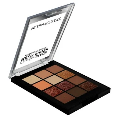 Give Em Shade Eyeshadow Palette Matte/Shimmer Multi Finish Kleancolor  - Image 1 of 2
